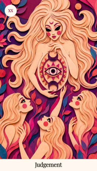Judgement tarot card, Spark Bloom Edition