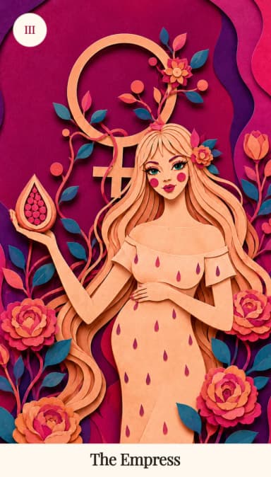 The Empress tarot card, Spark Bloom Edition