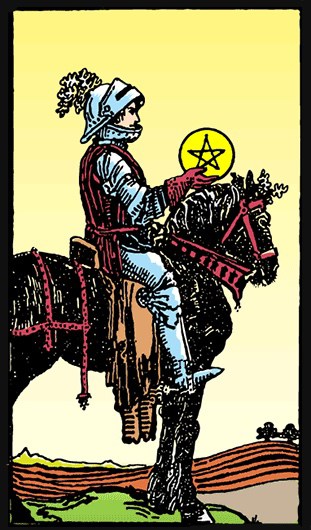 knight of pentacles tarot card