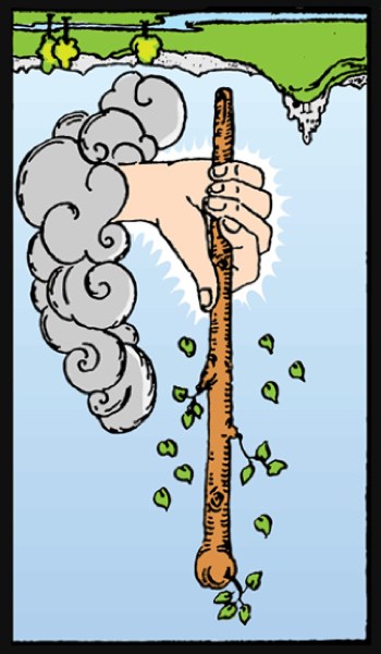 reversed ace of wands