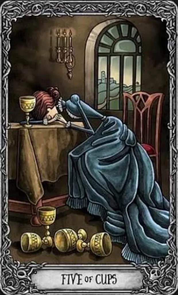 five of cups love