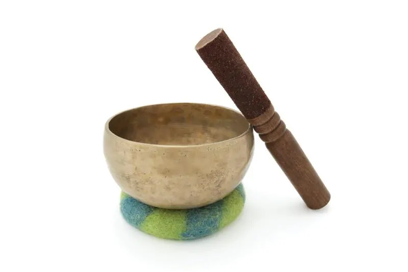 singing bowl with mallet