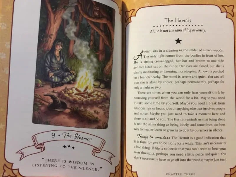 the everyday witch tarot book hermit