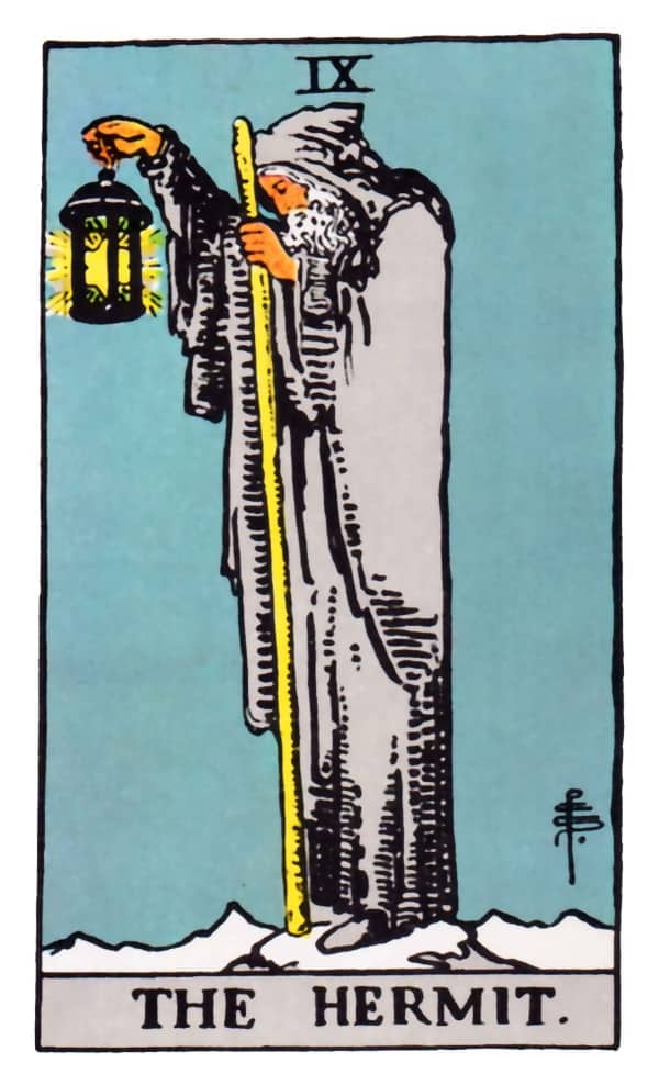 the hermit tarot card meaning rider waite