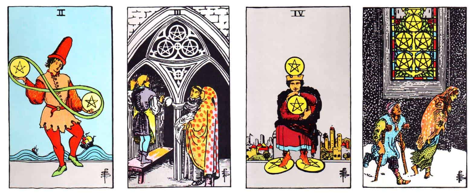 minor arcana suits of pentacles