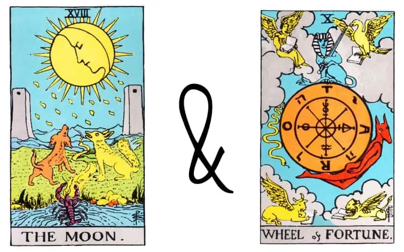 the moon combined wheel of fortune cards