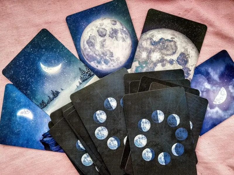 moon cycle oracle cards