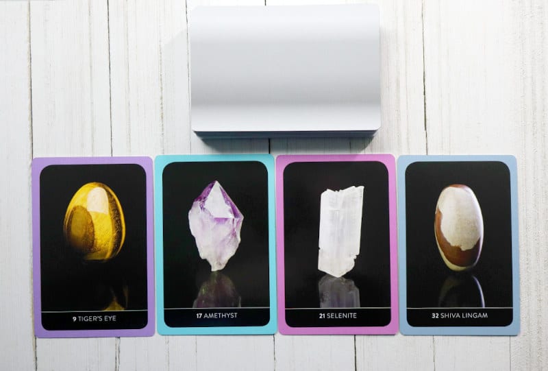 crystal healing oracle deck