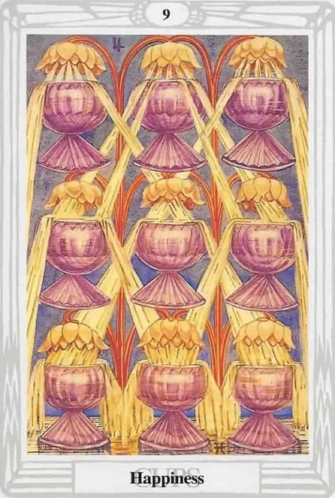 nine of cups thoth tarot
