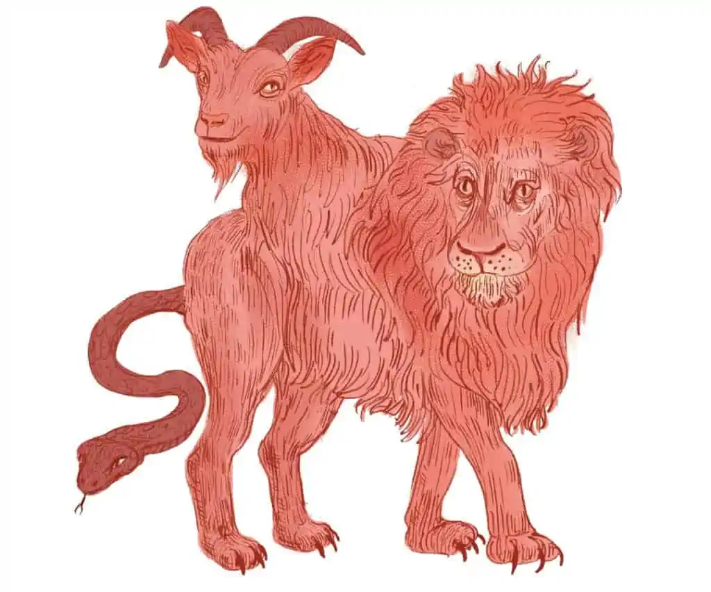 chimera snake goat lion mythical creatures