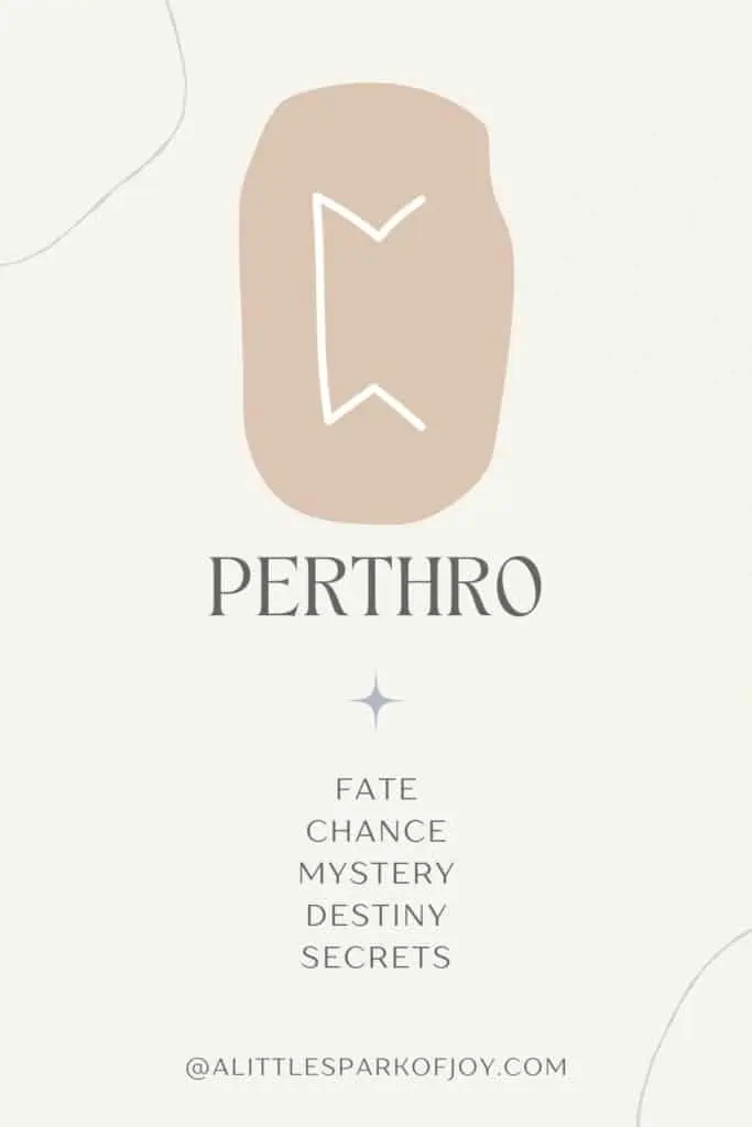 perthro rune meaning