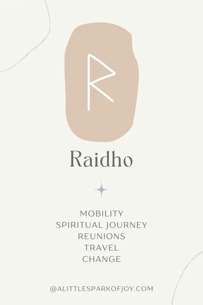 raidho rune meaning