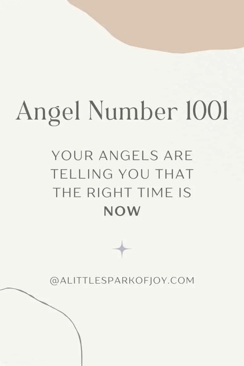 1001 angel number meaning