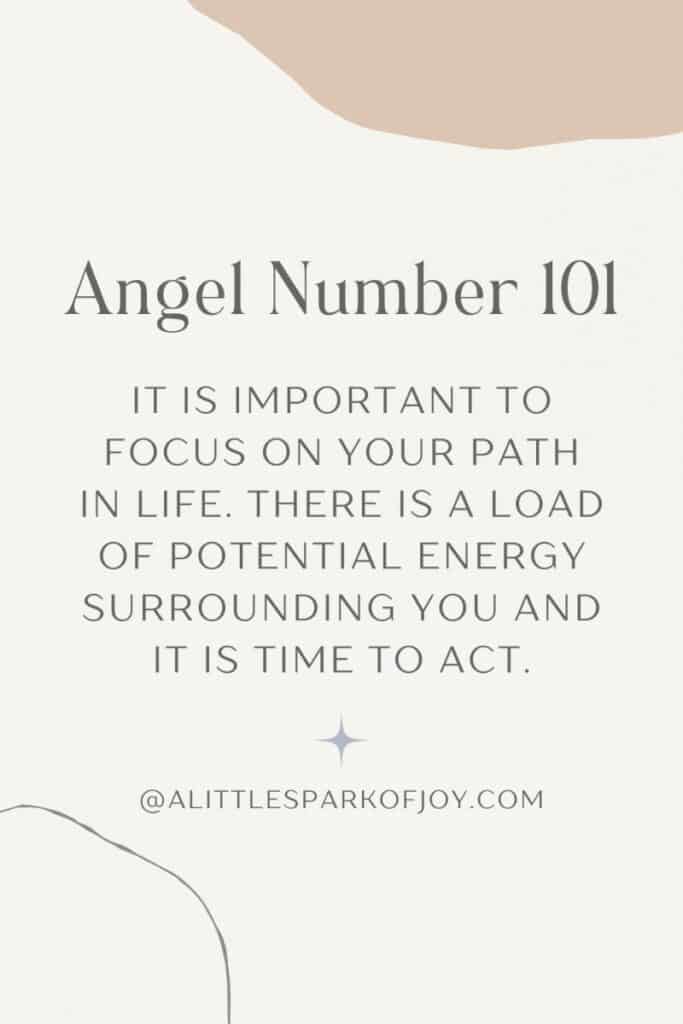 101 angel number meaning 1