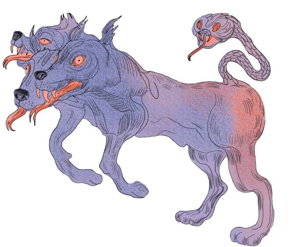 Mythical Beasts - A Dog-Like Beast - Cerebrus